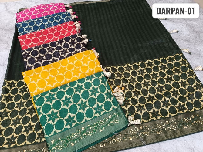 Darpan 01 By Kalpatru Dilla Silk Designer Sarees Wholesale Online